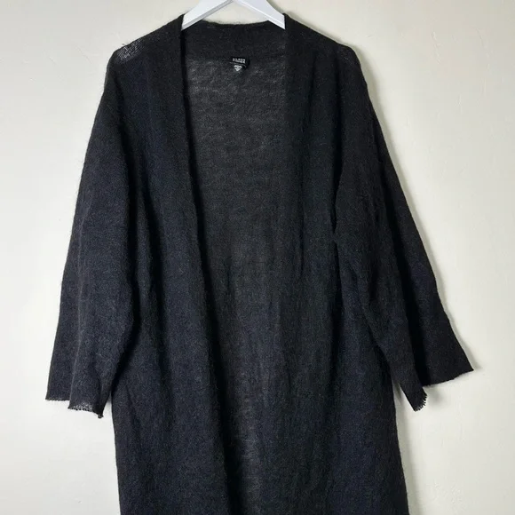 Eileen Fisher Mohair Wool Slouchy Oversized Cardigan - Picture 2 of 11